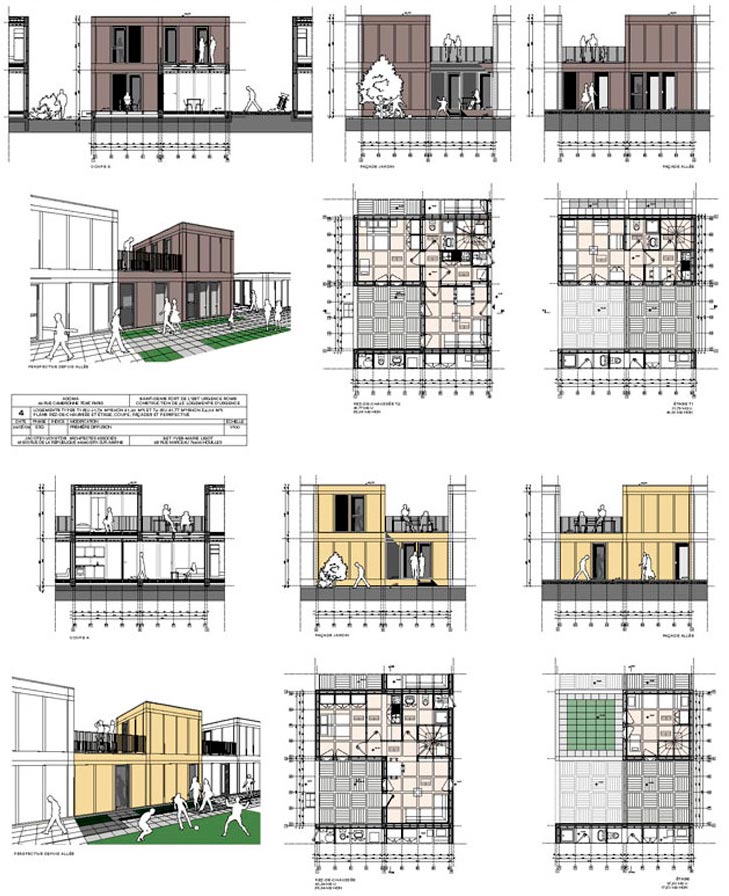 plan maison 5 m de large